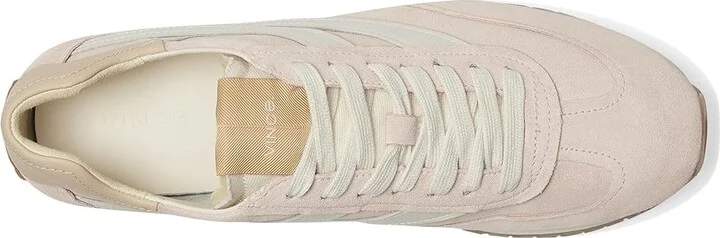Vince Oasis Runner Lace-Up Sneakers Women's Shoes Rose Water Suede : 7 M, Leather - Image 2