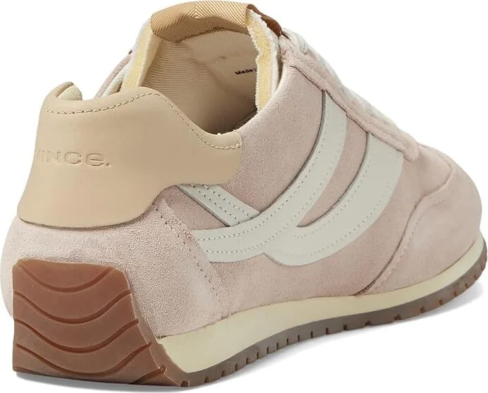 Vince Oasis Runner Lace-Up Sneakers Women's Shoes Rose Water Suede : 7 M, Leather - Image 4