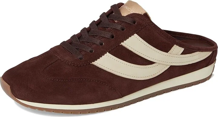 Vince Oasis Runner Mule Mule Shoes Women's Shoes Chili Brown/Moonlght : 9.5 M, Leather - Image 5