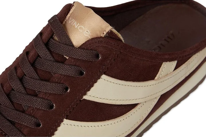 Vince Oasis Runner Mule Mule Shoes Women's Shoes Chili Brown/Moonlght : 9.5 M, Leather - Image 7