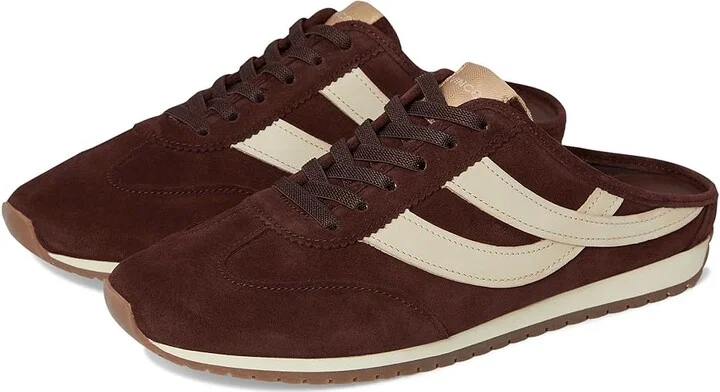 Vince Oasis Runner Mule Mule Shoes Women's Shoes Chili Brown/Moonlght : 9.5 M, Leather