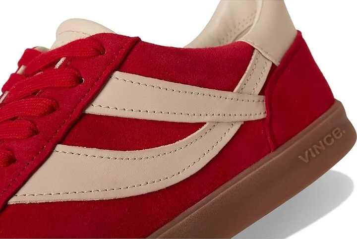 Vince Oasis-W Women's Shoes Crimson Birchsand : 6.5 M, Leather - Image 7