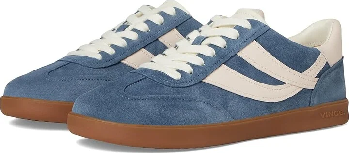 Huntington Blue,powder Pink Suede