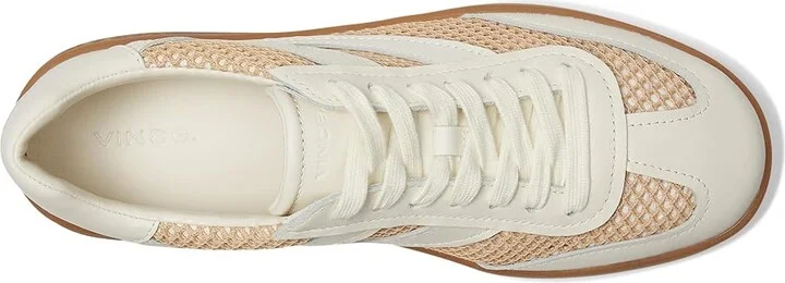 Vince Oasis-W Women's Shoes White Foam/Macadamia Netting : 7.5 M, Leather/Textile - Image 2