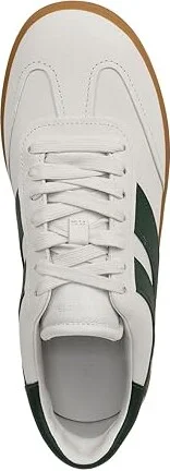 Vince Oasis Women's Shoes Chalk White/Pine Green Leather : 9.5 M, Leather/Rubber/Suede - Image 2