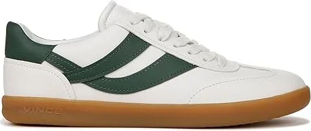 Vince Oasis Women's Shoes Chalk White/Pine Green Leather : 9.5 M, Leather/Rubber/Suede - Image 7