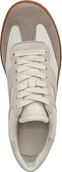 Vince Oasis Women's Shoes Foam White/Hazelstone Grey Leather : 6.5 M, Leather/Rubber/Suede - Image 2