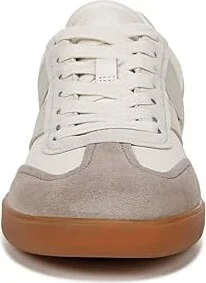 Vince Oasis Women's Shoes Foam White/Hazelstone Grey Leather : 6.5 M, Leather/Rubber/Suede - Image 5