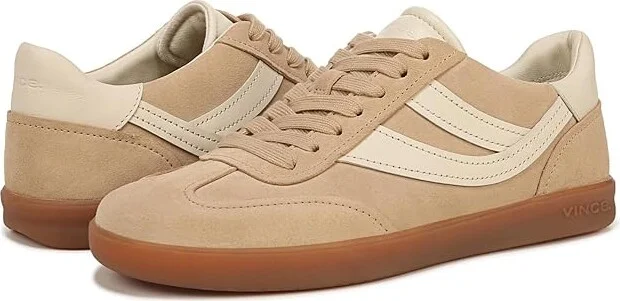 Vince Oasis Women's Shoes Sand Beige Suede : 6 M, Leather/Rubber/Suede