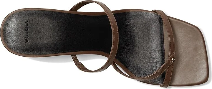 Vince Ona Strappy Sandals Women's Wedge Shoes Nutwood Brown Leather : 8 M - Image 2