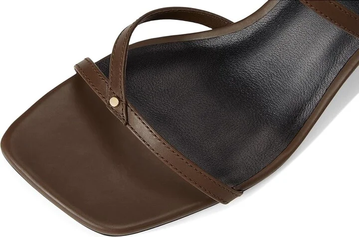 Vince Ona Strappy Sandals Women's Wedge Shoes Nutwood Brown Leather : 8 M - Image 7