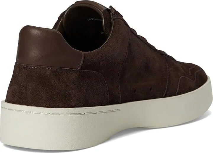 Vince Peyton Lace-Up Sneakers Men's Shoes Cocoa Brown Suede : 8 M, Leather - Image 4