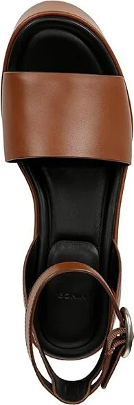 Vince Phillipa Women's Sandals Sequoia Brown Leather : 8 M - Image 2