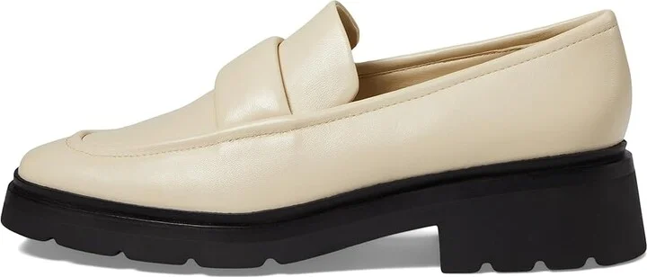 Vince Robin Leather Loafer Women's Slip on Shoes Moonlight White Leather : 10 M, Leather/Rubber - Image 6