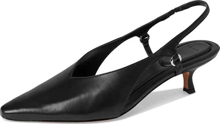Vince Sabrina High Women's Heels Black Leather : 6.5 M - Image 5