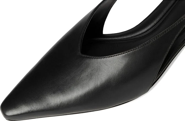 Vince Sabrina High Women's Heels Black Leather : 6.5 M - Image 7