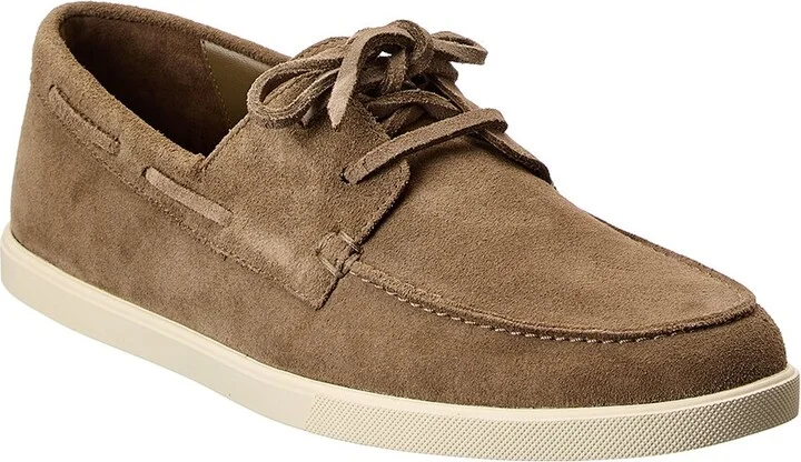 Vince Salerno Suede Boat Shoe