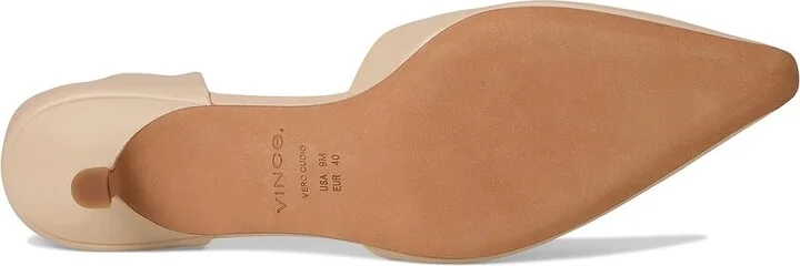 Vince Sarai Pump Pump Shoes Women's Shoes Birch Sand Beige Leather : 9.5 M - Image 3