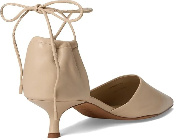 Vince Sarai Pump Pump Shoes Women's Shoes Birch Sand Beige Leather : 9.5 M - Image 4