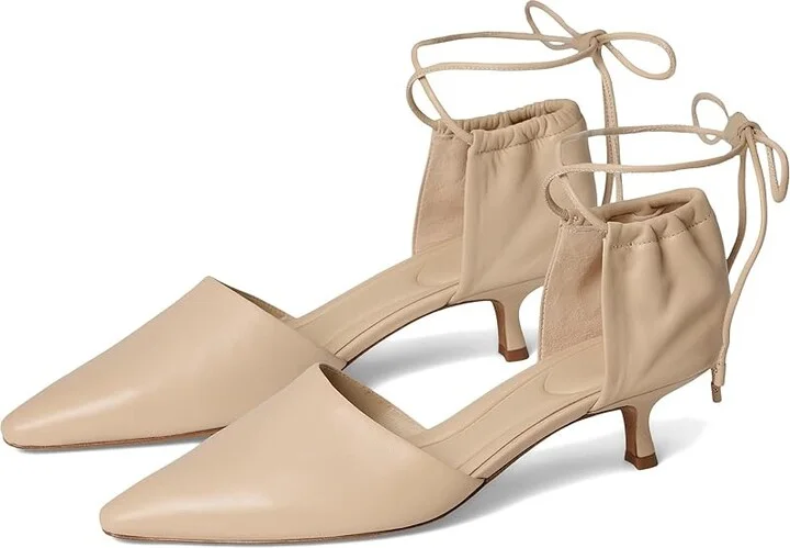 Vince Sarai Pump Pump Shoes Women's Shoes Birch Sand Beige Leather : 9.5 M