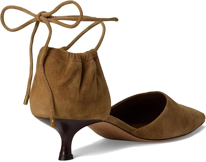 Vince Sarai Pump Pump Shoes Women's Shoes Sahara Brown Suede : 7.5 M, Leather - Image 4