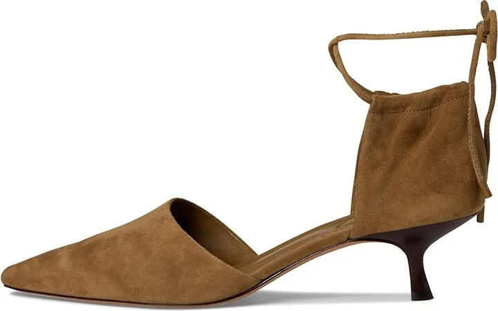 Vince Sarai Pump Pump Shoes Women's Shoes Sahara Brown Suede : 7.5 M, Leather - Image 6