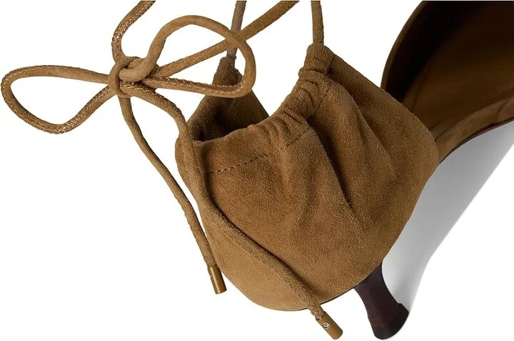 Vince Sarai Pump Pump Shoes Women's Shoes Sahara Brown Suede : 7.5 M, Leather - Image 7