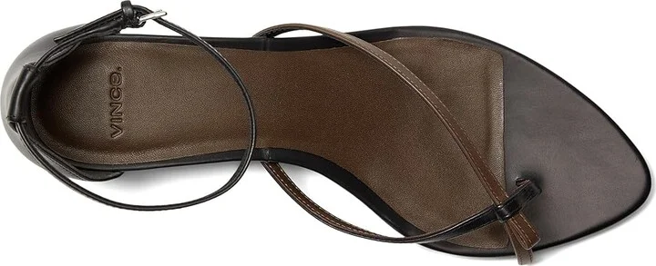 Vince Siri Thong Sandals Women's Sandals Black/Nutwood Leather : 8 M - Image 2