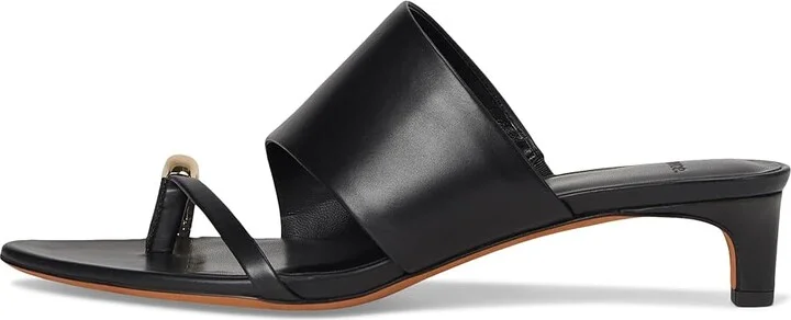 Vince Suzie Slide Sandals Women's Sandals Black : 9.5 M, Leather - Image 6