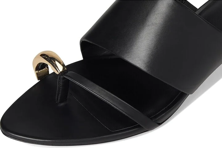Vince Suzie Slide Sandals Women's Sandals Black : 9.5 M, Leather - Image 7