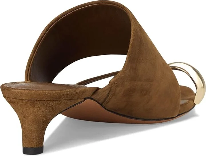 Vince Suzie Slide Sandals Women's Sandals Elmwood : 9.5 M, Leather - Image 4