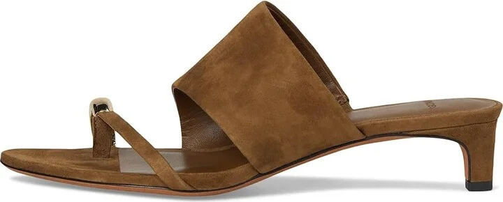 Vince Suzie Slide Sandals Women's Sandals Elmwood : 9.5 M, Leather - Image 6