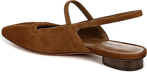 Vince Venice Slingbacks Women's Sandals Elm Wood Brown Suede : 10 M, Leather/Suede - Image 4
