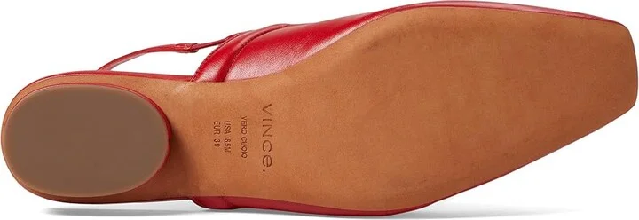 Vince Venice Women's Shoes Crimson Red Leather : 10 M - Image 3