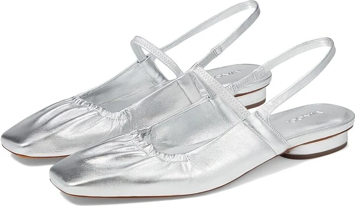 Vince Venice Women's Shoes Warm Silver Leather : 11 M