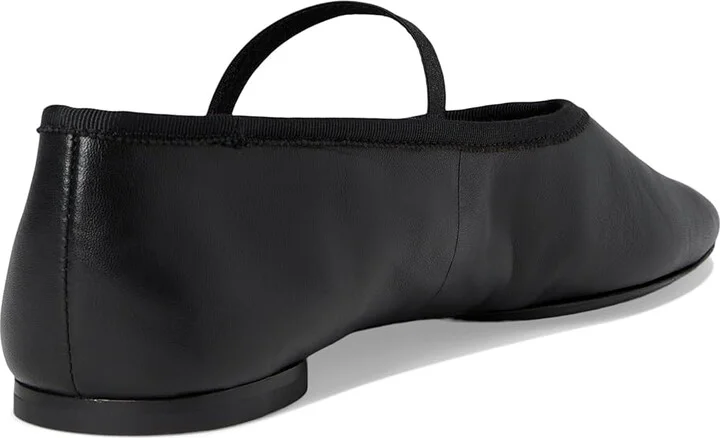 Vince Vivian Mary Jane Mary Janes Women's Flat Shoes Black Leather : 8.5 M - Image 4