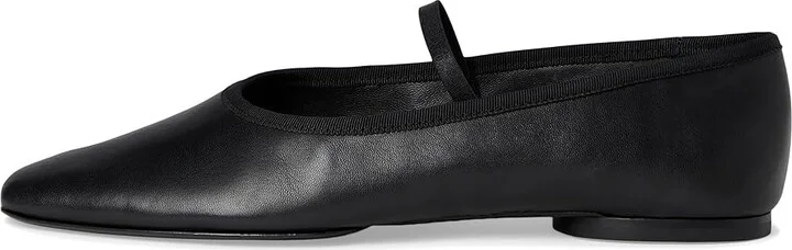 Vince Vivian Mary Jane Mary Janes Women's Flat Shoes Black Leather : 8.5 M - Image 6
