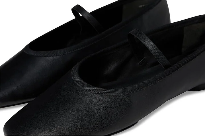 Vince Vivian Mary Jane Mary Janes Women's Flat Shoes Black Leather : 8.5 M - Image 7