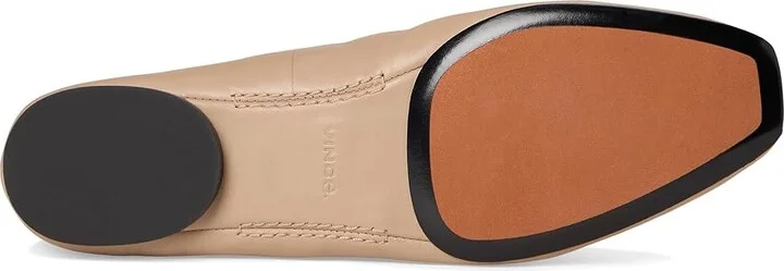 Vince Vivian Mary Jane Mary Janes Women's Flat Shoes Taupe Clay Leather : 8.5 M - Image 3