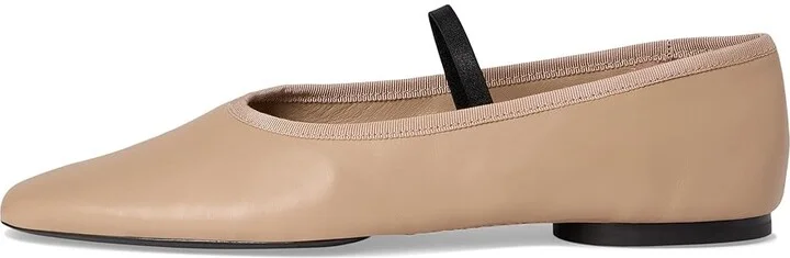 Vince Vivian Mary Jane Mary Janes Women's Flat Shoes Taupe Clay Leather : 8.5 M - Image 6