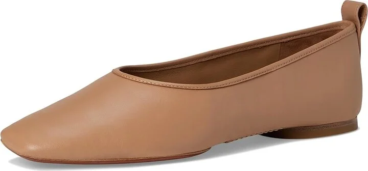 Vince Vivian Slip-Ons Women's Flat Shoes Chai Tan Leather : 10 M - Image 5
