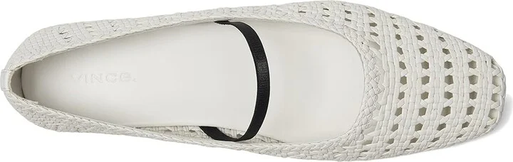 Vince Vivian Women's Shoes White Weave Leather : 7.5 M - Image 2
