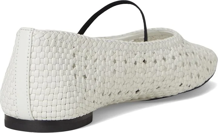 Vince Vivian Women's Shoes White Weave Leather : 7.5 M - Image 4