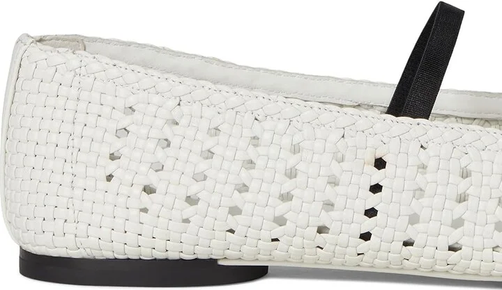 Vince Vivian Women's Shoes White Weave Leather : 7.5 M - Image 7