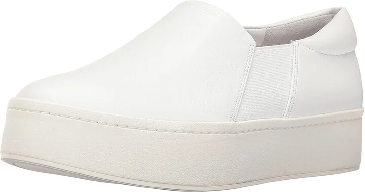 Vince Warren Women's Shoes White Plaster Leather : 12 M - Image 2