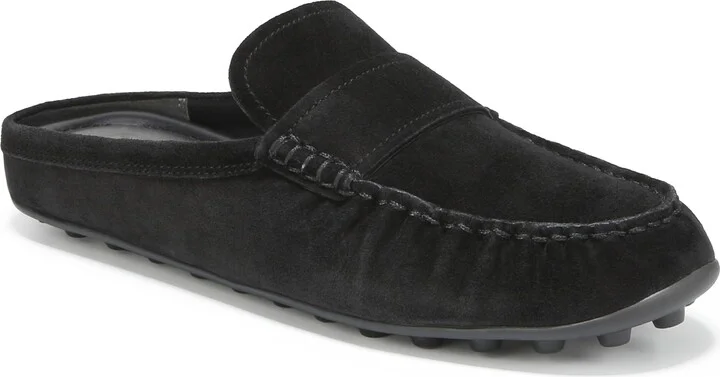 Vince Womens Berkley Driver Mule Black Suede 9.5 M