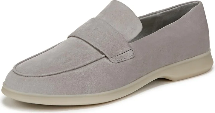 Vince Women's Big Sur Slip On Loafer Fog Grey Suede 9 M