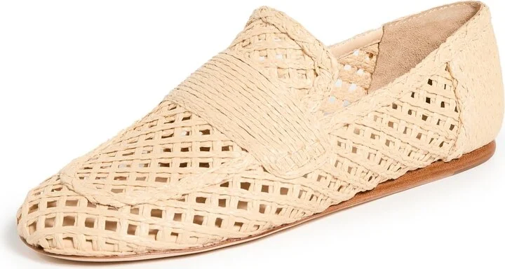Vince Women's Davis Raffia Flats