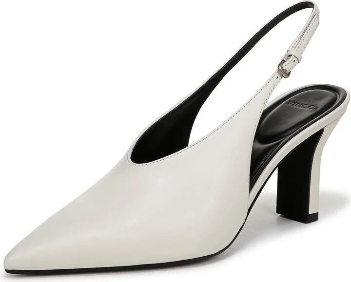 Vince Womens Devi Pump Milk White Leather 11 M