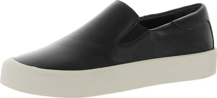 Vince Womens Ginelle Slip on Sneaker Black 7.5 M